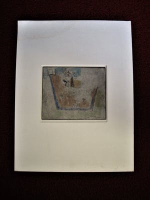 Henk Tichelaar - Droge Naald ingekleurd, druk 30/50 handgesigneerd werk "zonder titel " kopen? Bied vanaf 20!