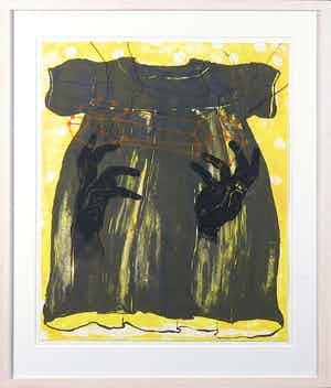 Arno Kramer - Litho, Zonder titel - Ingelijst verkocht voor € 50!