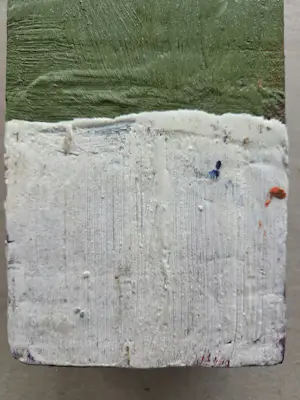 Piet Dirkx - Encaustiek. Gekleurde was op houten balk. kopen? Bied vanaf 79!