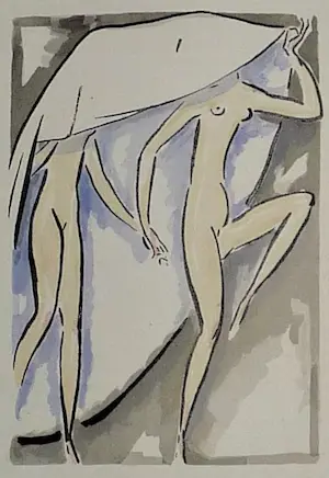 Kees van Dongen - Pochoir uit La Garconne 1925 kopen? Bied vanaf 175!