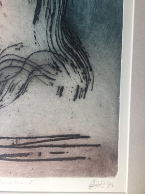 Ad Arma - "Eilanden 1" - Ets, Ingelijst, Oplage van slechts 5 stuks kopen? Bied vanaf 120!