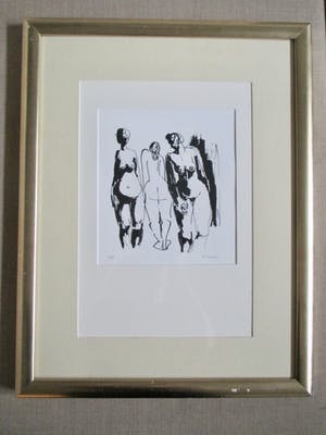 Jan Homan - Ingelijste zeefdruk kopen? Bied vanaf 40!