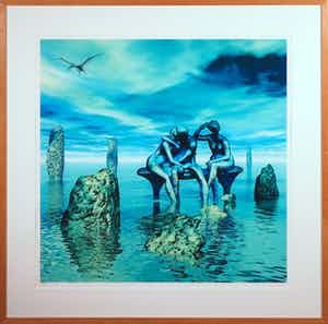 Arturo - Giclée, Stenen trio - Ingelijst verkocht voor € 20!