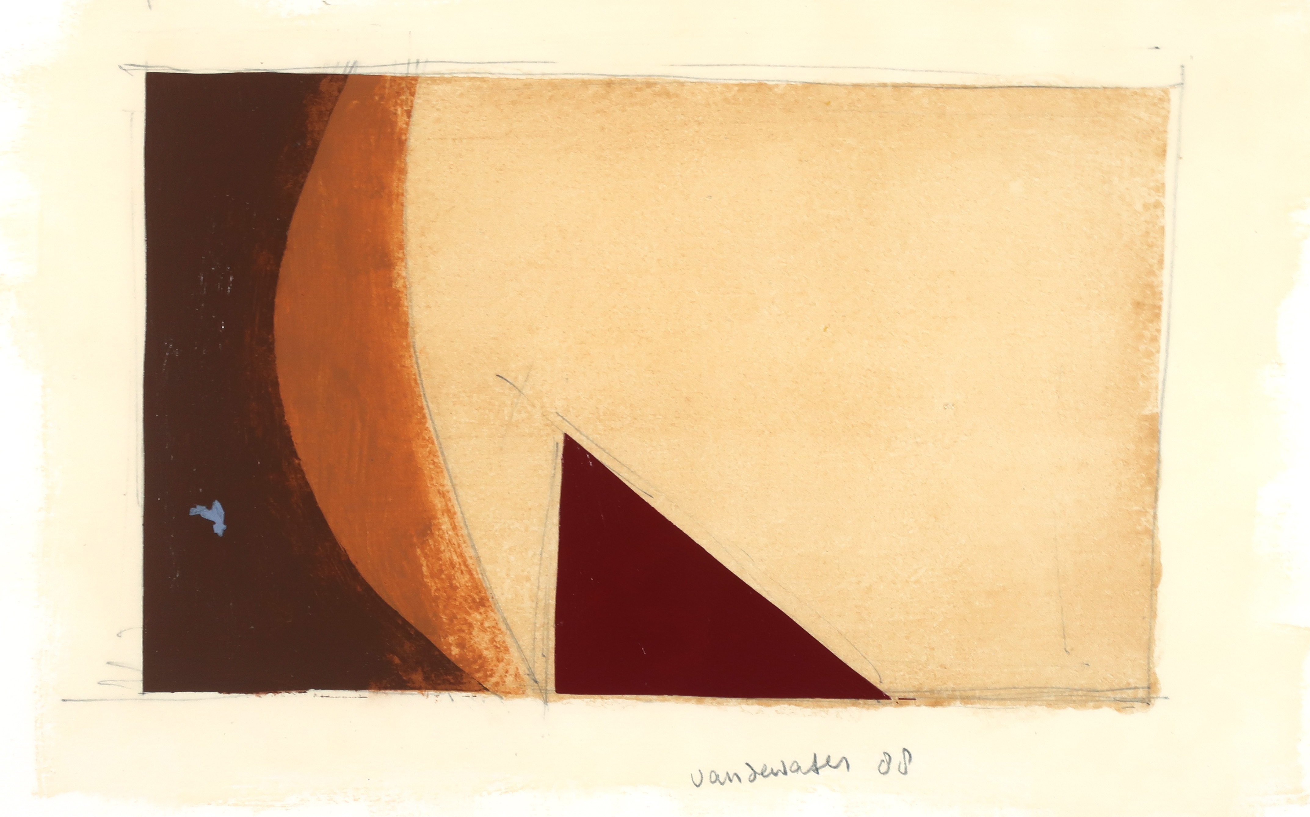 Koos van de Water - Gemengde techniek, Abstracte compositie - Ingelijst kopen? Bied vanaf 50!