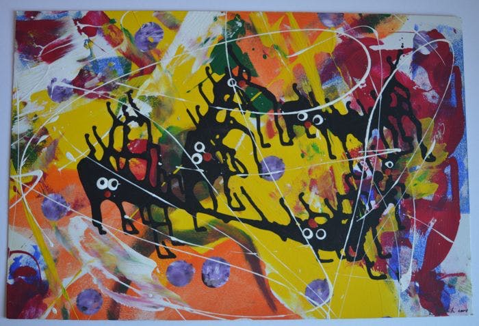 Franz J. Blank - zonder titel - unica kopen? Bied vanaf 50!