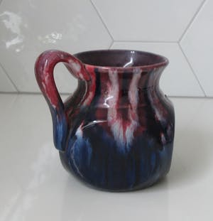 Faience de Thulin - Art Nouveau vierkant stroomglazuren kan kopen? Bied vanaf 25!