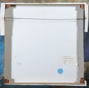 Theo Koster - Zeefdruk en collage op doek, Zonder titel (met ophangsysteem) kopen? Bied vanaf 35!