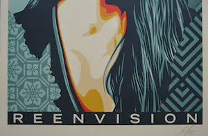 Buy Shepard Fairey - Reenvision - gesigneerd? Bid from 1!