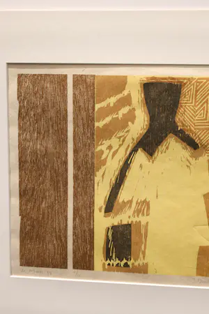 Marianne de Moor - Houtsnede - Dark Silhouettes - Oplage 07/12 Afmetingen inclusief passe partout kopen? Bied vanaf 30!