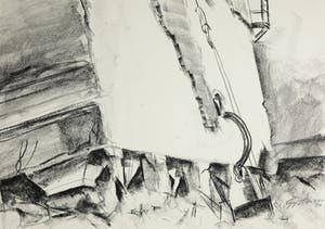 Gijs Keizer - Houtskooltekening, Zonder titel kopen? Bied vanaf 1!