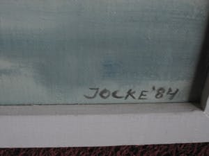 Jocke Overwater - Fraai olieverf "Lenteboeket in glazen vaas" gesigneerd kopen? Bied vanaf 40!