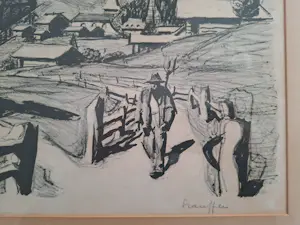 Fred Stauffer - Bauer in einer Berglandschaft in der Sonne kopen? Bied vanaf 40!