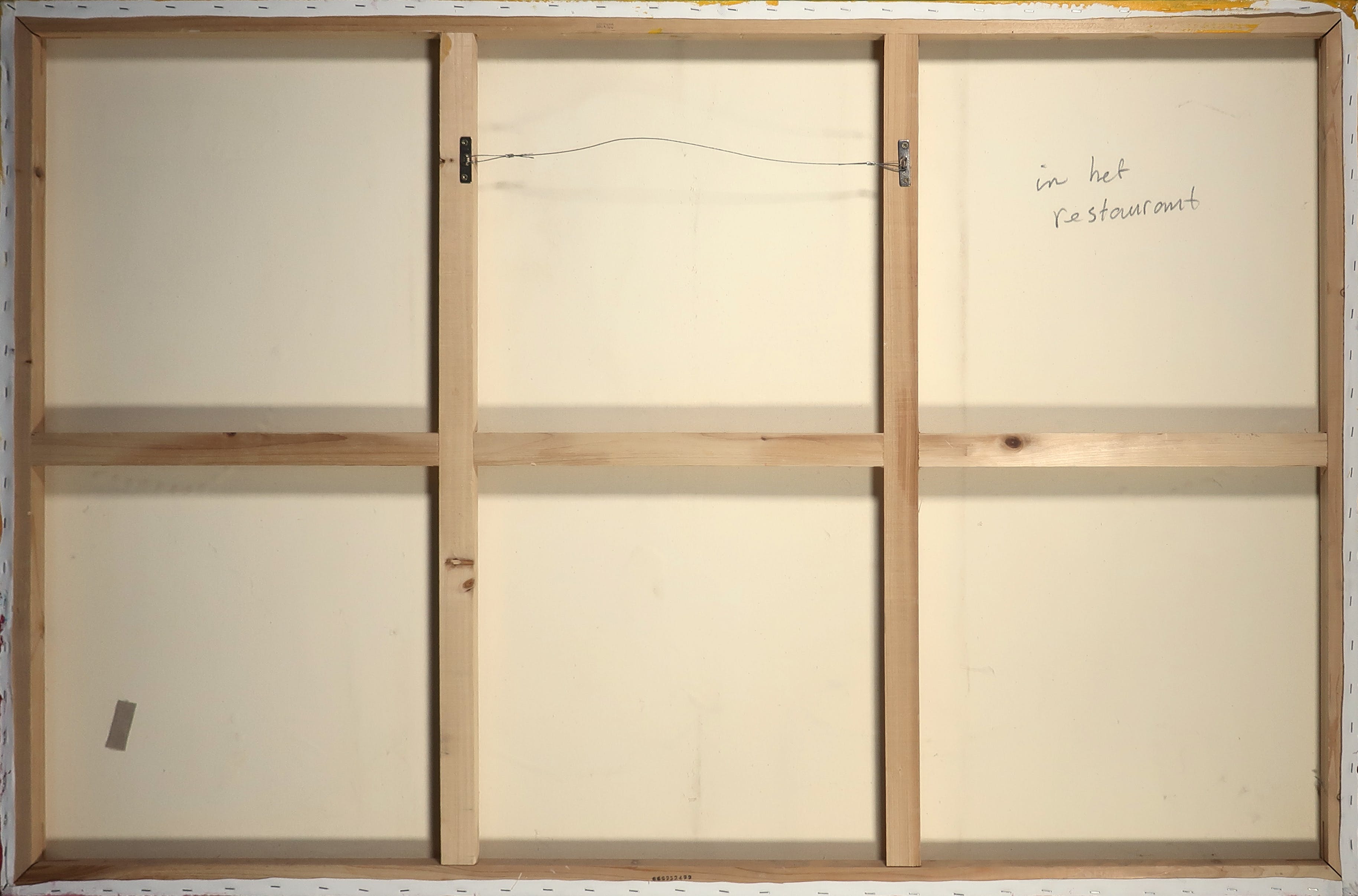 Theo Broeren - Acryl op doek, In het restaurant (Groot) kopen? Bied vanaf 250!