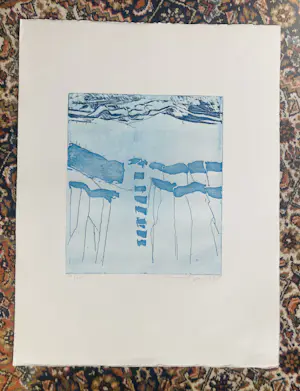 Jan Montyn - “Between the rocks, Issan” mooie kleurenets kopen? Bied vanaf 90!