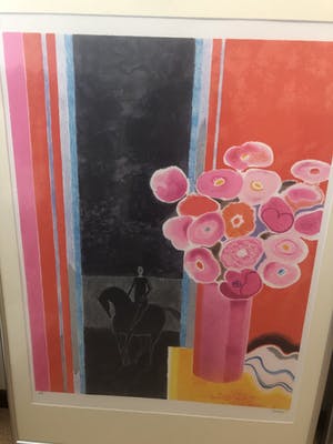 Albert Zavaro - Cheval et bouquet kopen? Bied vanaf 50!