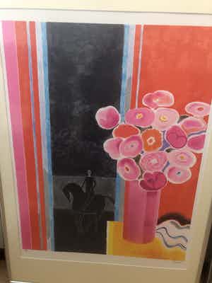 Albert Zavaro - Cheval et bouquet verkocht voor € 50!