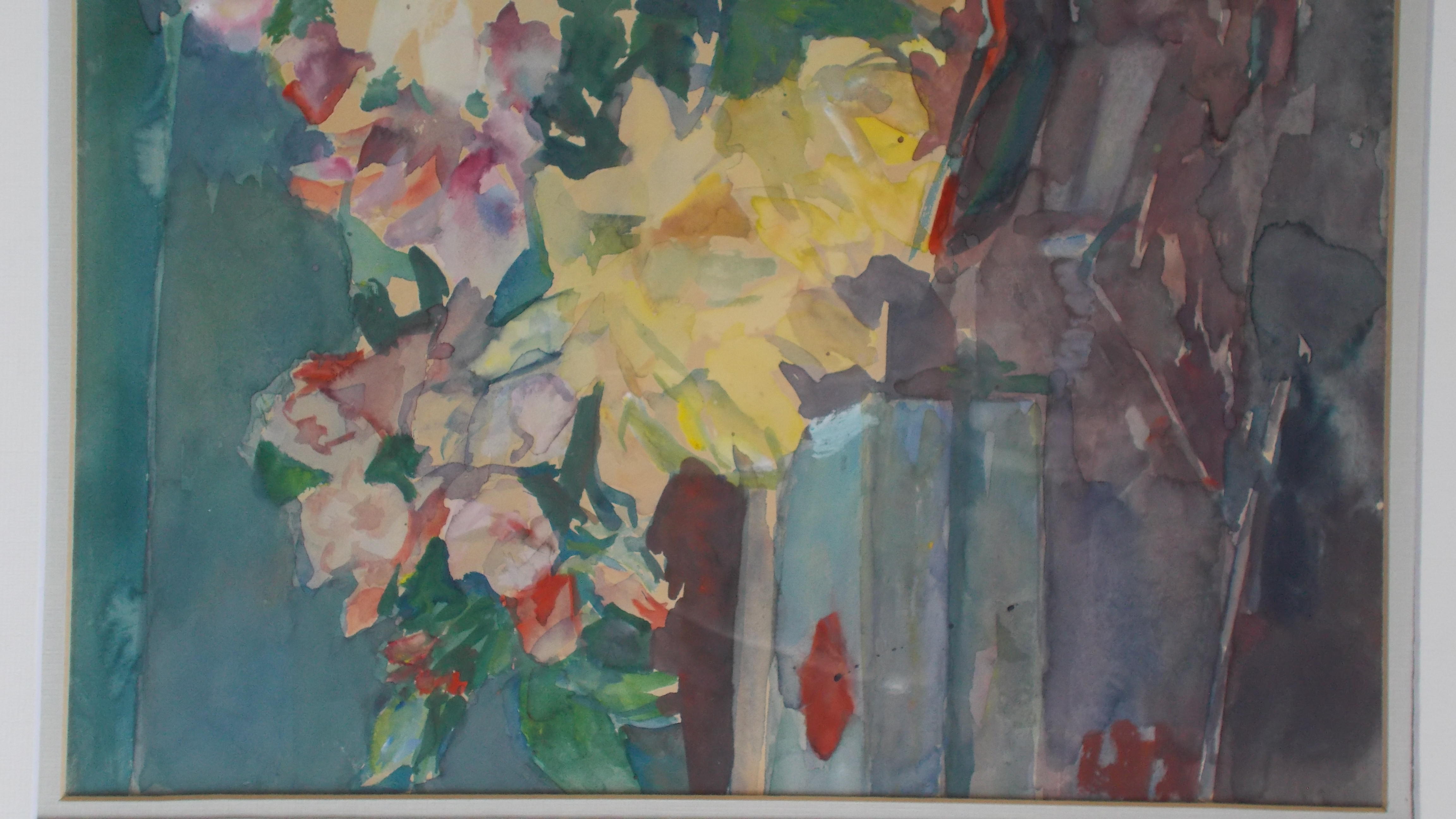 Kees Verwey - Stilleven met pioenrozen kopen? Bied vanaf 2375!