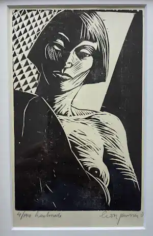 Leon Janssen - Portret vrouw. Naakt. kopen? Bied vanaf 99!
