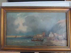 Henri van Wijk - (1833-1889) Havengezicht Bretagne kopen? Bied vanaf 180!