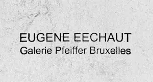 Eugène Eechaut - Wunderschöne Tuschearbeit, ein im Hafen gestrandetes Boot – Expo Pfeiffer Brüssel kopen? Bied vanaf 50!