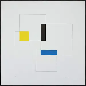 Werner Graeff - Variationen zu Zeichnungen von 1921, complete uitgave met 7 zeefdrukken kopen? Bied vanaf 1250!