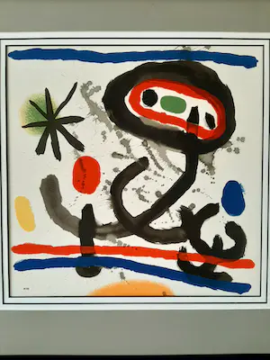 Joan Miro - Naar `Galerie Maeght 1961` - offset zeefdruk kopen? Bied vanaf 50!
