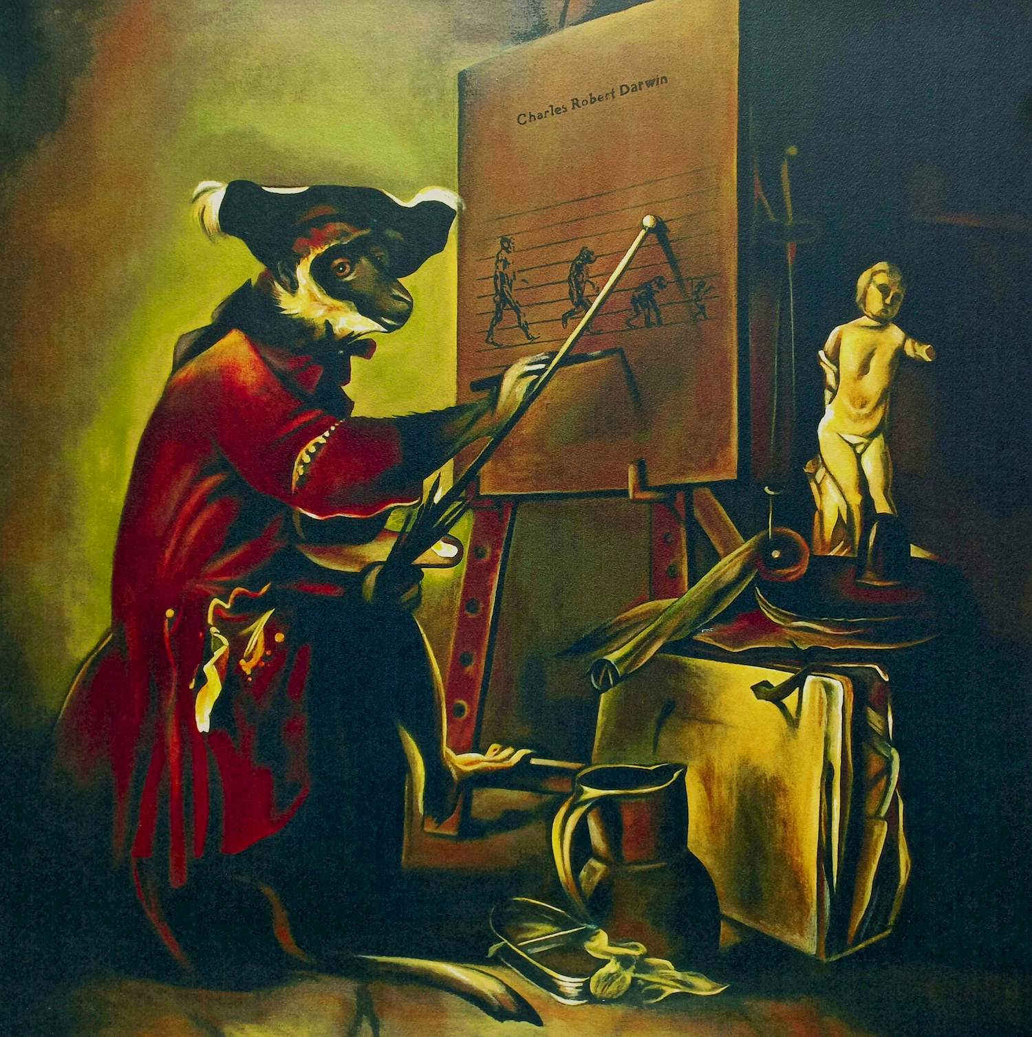 Rob Scholte - On the origin of species, zeefdruk (groot!) kopen? Bied vanaf 115!