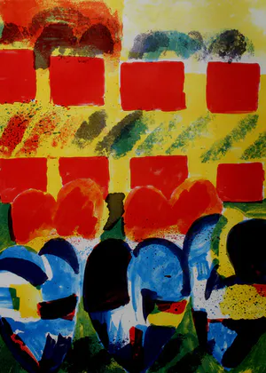 Jan Cremer - Zeefdruk: L'Histoire des Coeurs 01 - 1998 (nette lijst!) kopen? Bied vanaf 250!