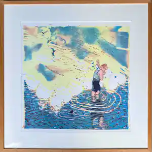 Wendelien Schonfeld - Houtsnede vendu pour 195€ !