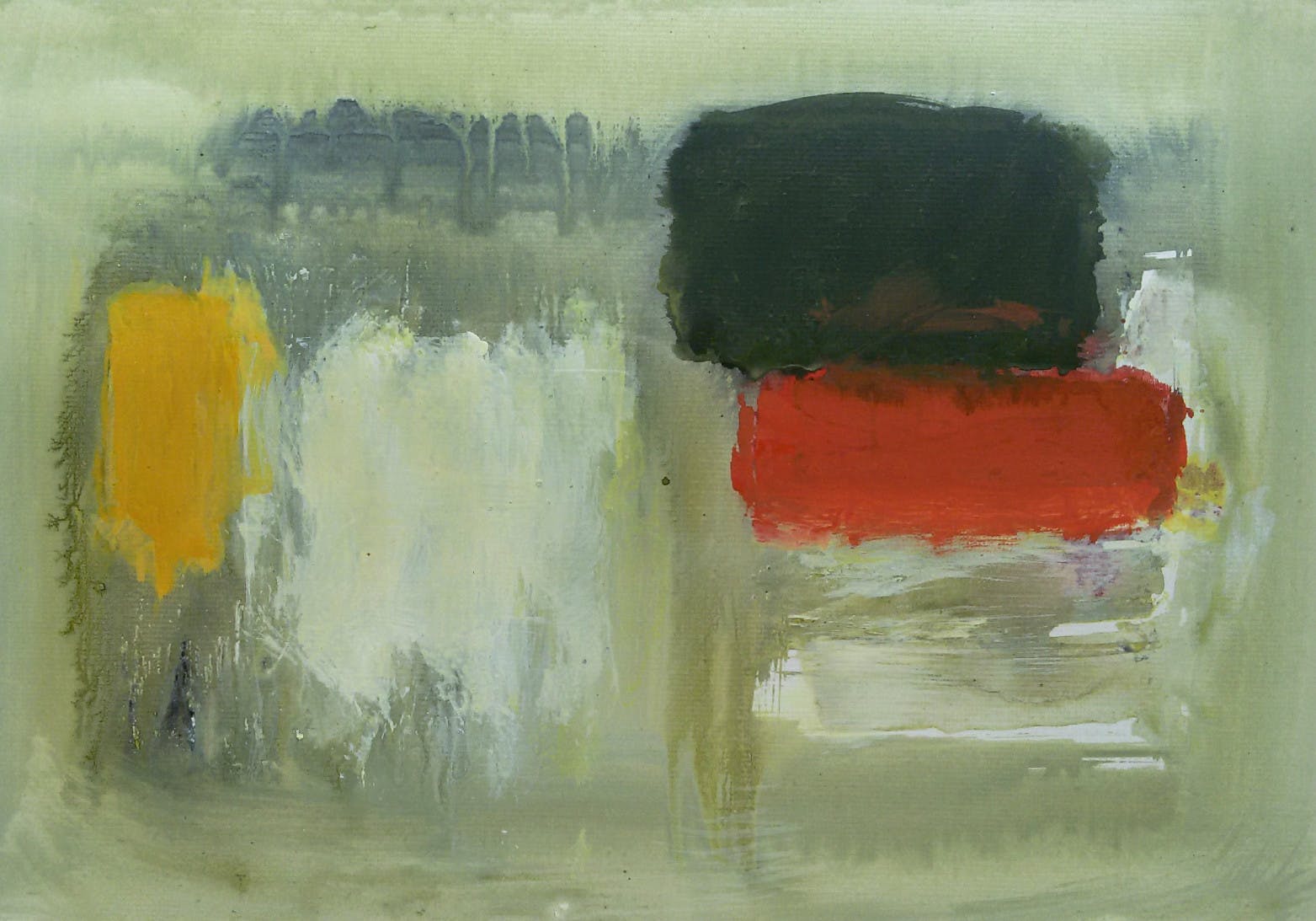 Eugene Brands - Abstracte compositie, gouache (mooi ingelijst) kopen? Bied vanaf 1250!
