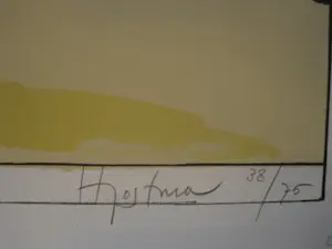 Hannes Postma - Kleine oplage (75 stuks) Kleuren Litho "code: land- escape" VANAF 1 €! kopen? Bied vanaf 1!