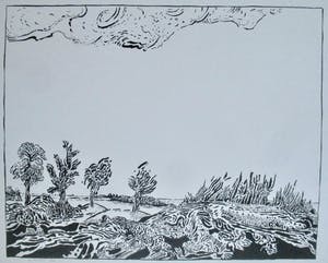 Pieter Holstein - Grote litho kopen? Bied vanaf 50!