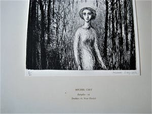 Michel Ciry - Mythologische kleine oplage (60 ex) droge naald Ets "Eurydice" gesigneerd kopen? Bied vanaf 37!