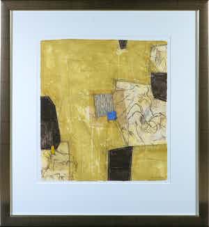 Bernard Remusat - Carborundum, Zonder titel - Ingelijst verkocht voor € 1!