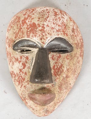 Ibibio - Lot van twee paspoortmaskers kopen? Bied vanaf 1!