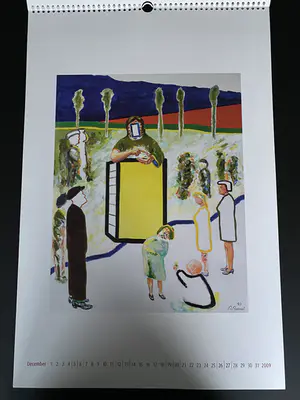 Roger Raveel - Handgesigneerde kalender kopen? Bied vanaf 75!