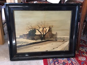 Niet of onleesbaar gesigneerd - C3573A/C3573-11 - Boerderij in de winter kopen? Bied vanaf 10!