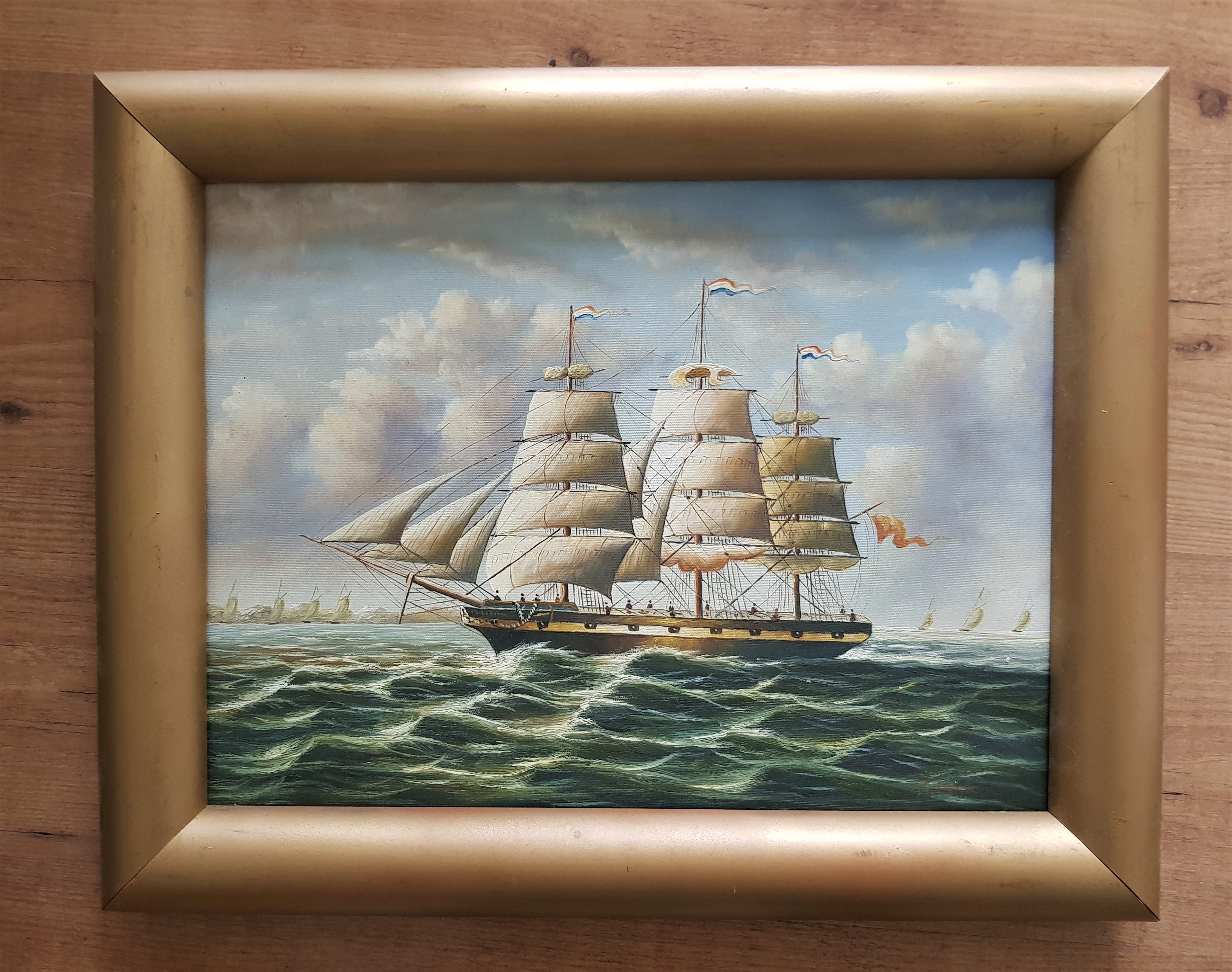 Niet of onleesbaar gesigneerd - Drie-masters op volle zee kopen? Bied vanaf 1!