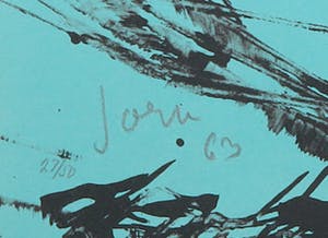 Asger Jorn - Litho, Zonder titel (+ affiche) kopen? Bied vanaf 1!