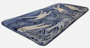 Corneille - Grote aardewerk plaquette - 1998 kopen? Bied vanaf 1000!