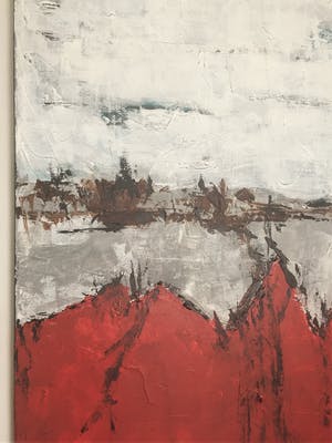 John Foppen - Vista in Red+ Wh.+ Bl.. ........# K 02. XL . GROOT. kopen? Bied vanaf 189!