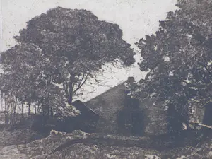 Willem de Zwart - Boerderij in Dekkersduin - Ets 1885 kopen? Bied vanaf 70!