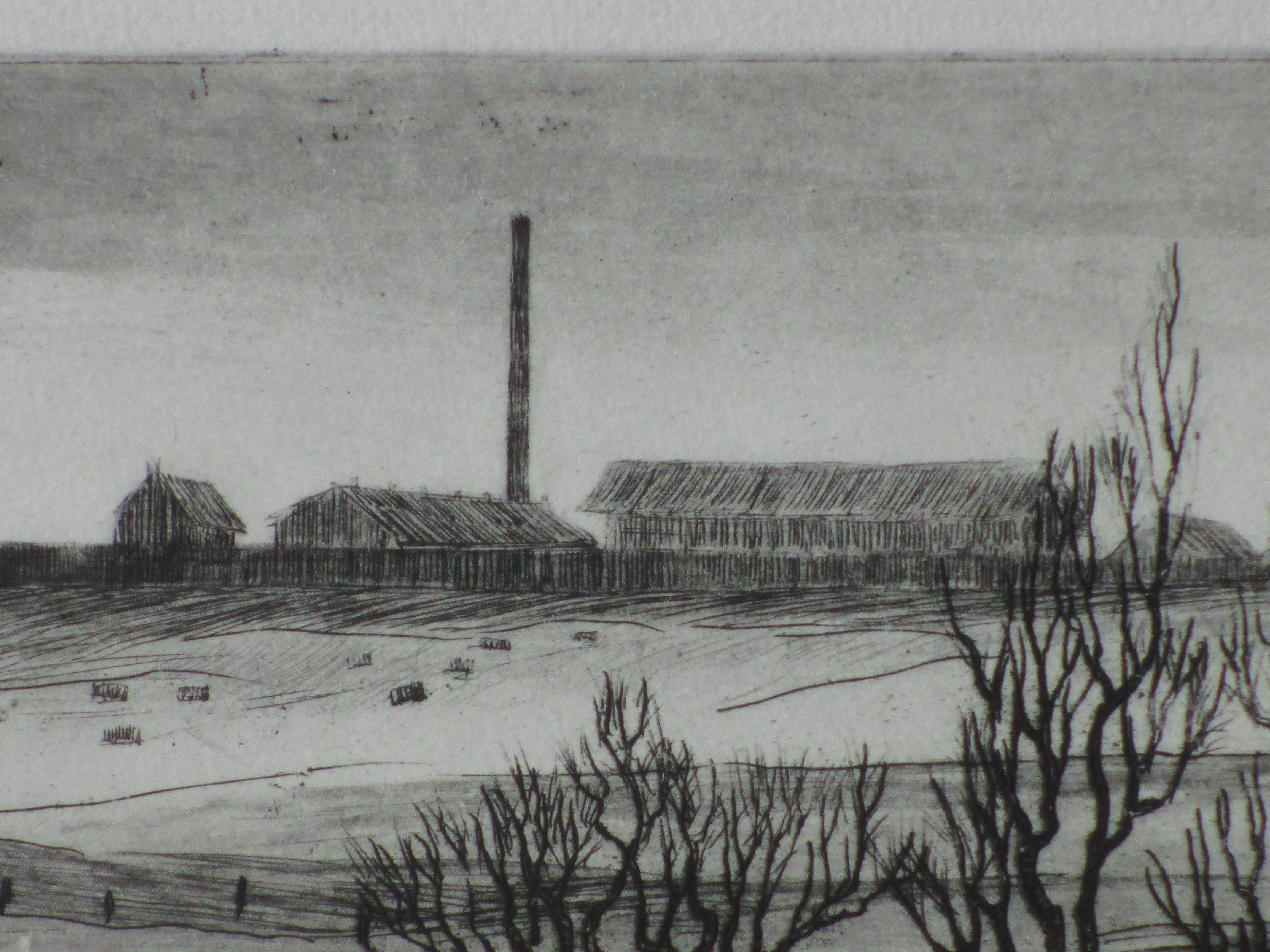 Kees Verhoeven - Uiterwaarden Wijk bij Duurstede - Ets kopen? Bied vanaf 45!