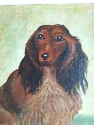 Niet of onleesbaar gesigneerd - Teckel hondje kopen? Bied vanaf 1!