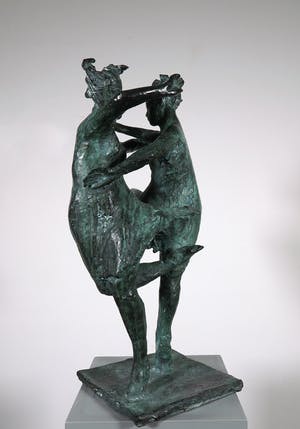 Saskia Pfaeltzer - Brons, Twee danseressen (Groot) kopen? Bied vanaf 1000!