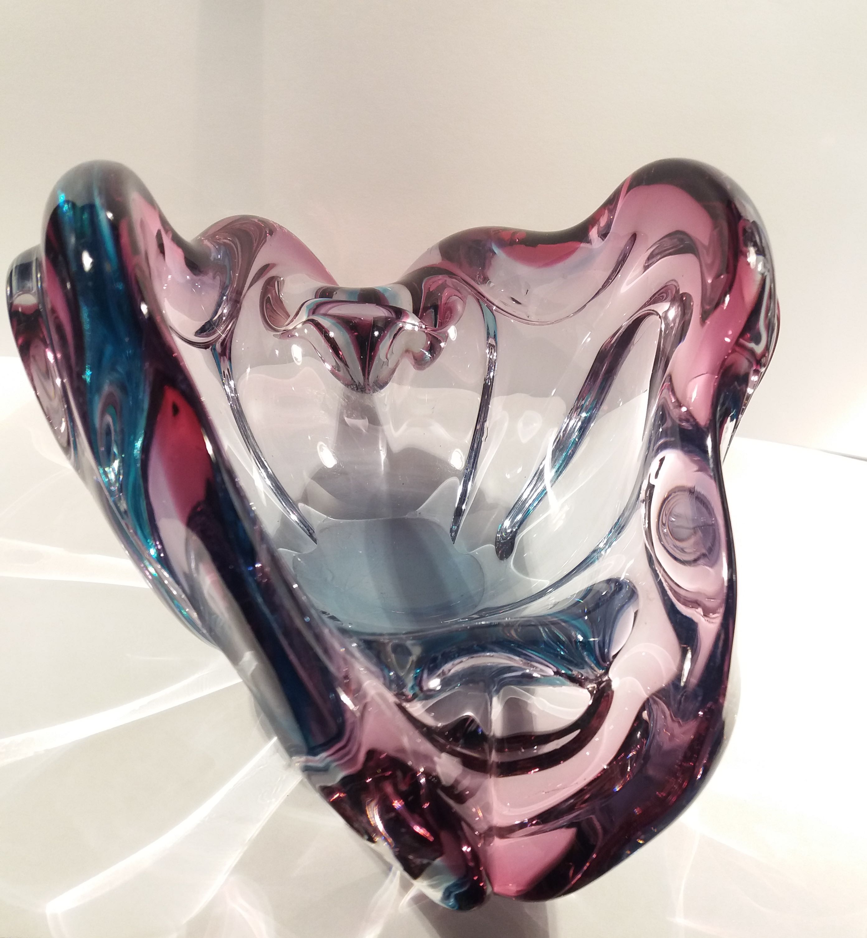 Niet of onleesbaar gesigneerd - Vintage mondgeblazen Murano schaal  kopen? Bied vanaf 1!