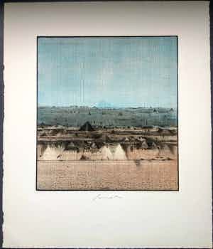 Pravoslav Sovak - Blue Moutain, Farbradierung verkocht voor € 60!