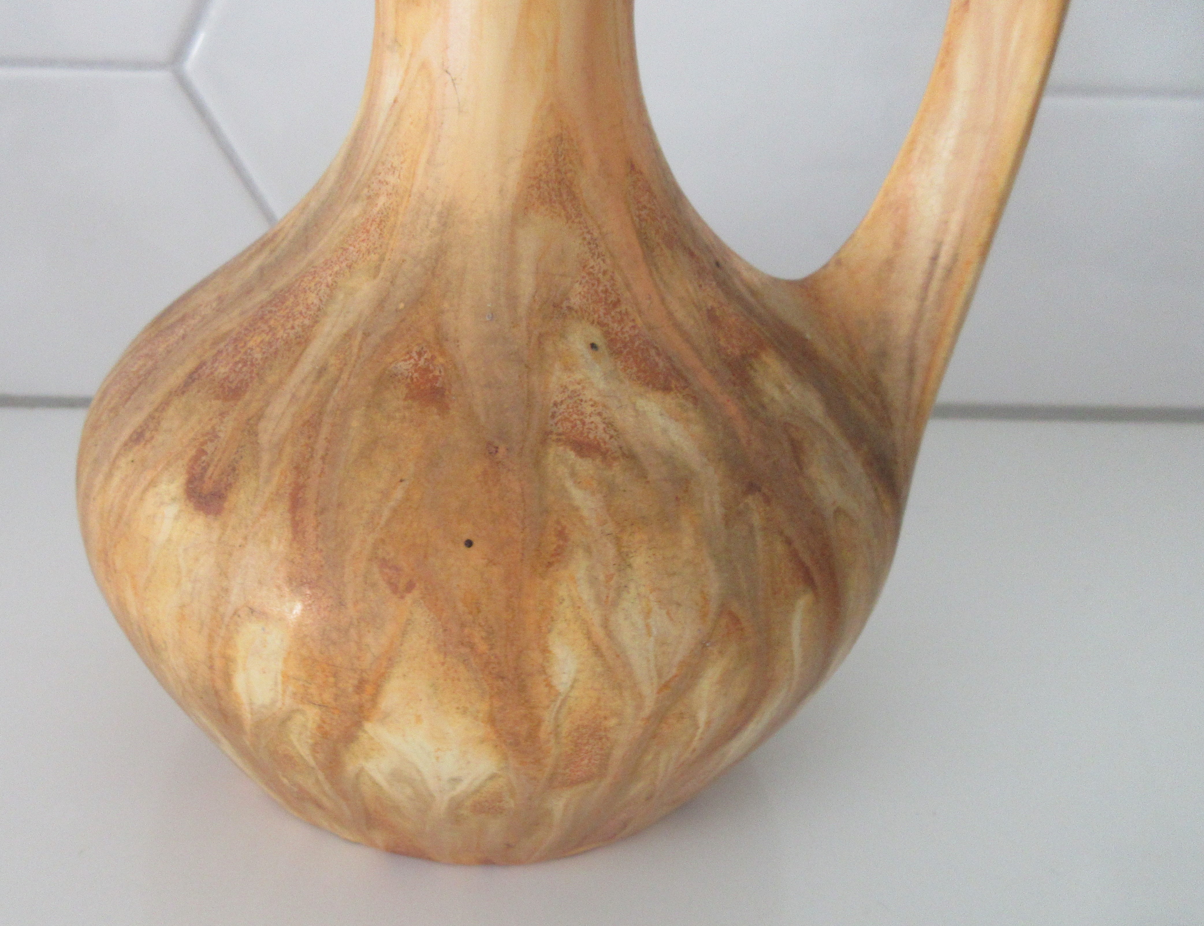 Faience de Thulin - Art deco stroomglazuren hengselvaas model 255 kopen? Bied vanaf 25!