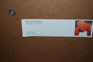 Hans Dolieslager - Bomenrij - zeefdruk, oplage 40 - prachtig ingelijst kopen? Bied vanaf 100!