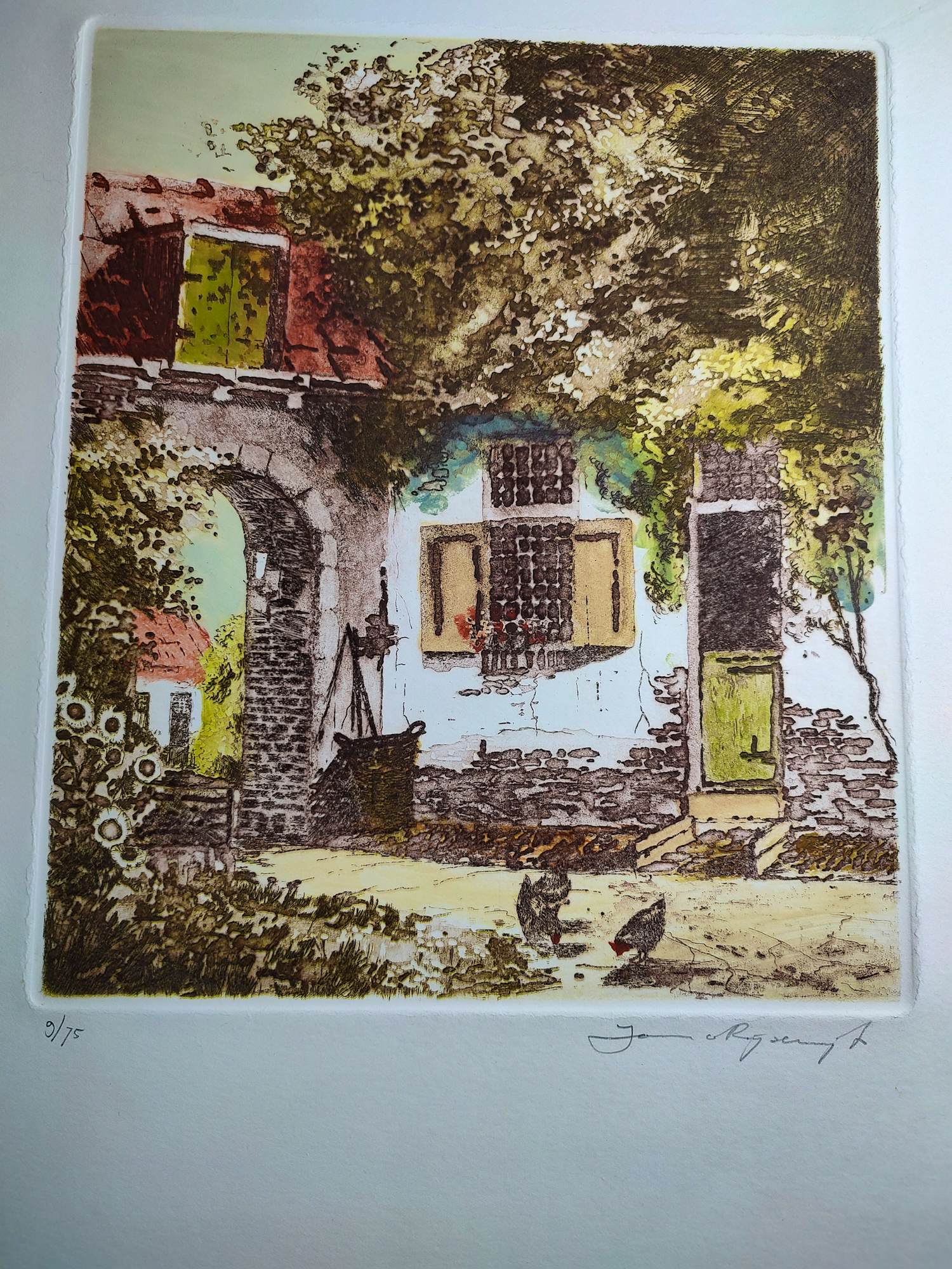 Jan van Rijsewijk - Hofje met poort kopen? Bied vanaf 5!